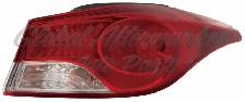 Hyundai Elantra Sedan 2011-2013 Tail Lights Left and Right - Photo 5