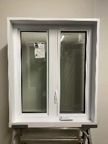10510BH Fenêtre Battant HYBRIDE Blanc  32 1/2 x 39 1/2 - Photo 2