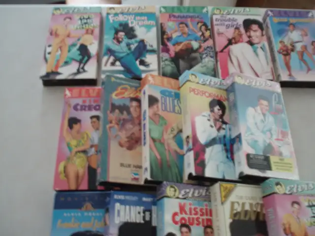 ELVIS  MOVIES -  ON  VIDEO  AND  DVD