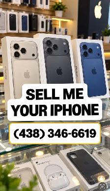 iPhone? We pay top dollar for sealed devices
