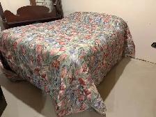 Ensemble Lit double complet (matelas sommier base)