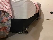 Ensemble Lit double complet (matelas sommier base) - Photo 3
