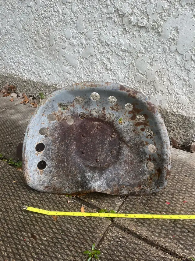 steel tractor seat