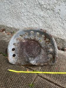 steel tractor seat