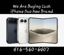 We are buying cash iPhone Duo New Brand