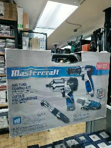 Ensemble d'outils pneumatiques Mastercraft 100 pièces