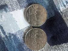 1982 Canada Constitution Silver Dollar Pair