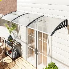 Awning Door Canopy, 120' x 40', Polycarbonate Front Door Outdoor