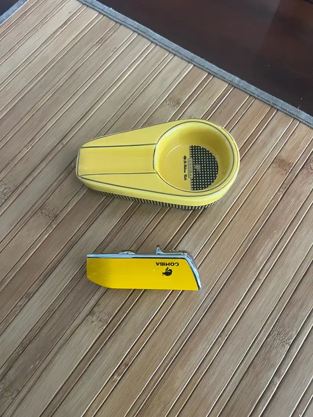 COHIBA LIGHTER AND ASHTRAY