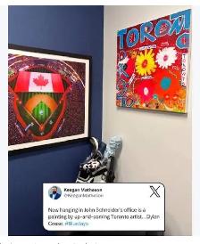 EVE OF TORONTO - 9" X 9"  frame art by Dylan Cease - Photo 2