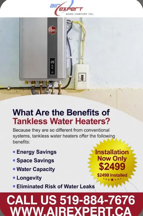 WATER HEATER WATER HEATER TANKLESS WATER HEATER INSTALLED