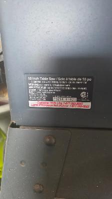10' Craftsman Table Saw and stand - Photo 4