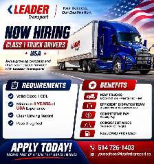 Class 1 drivers USA