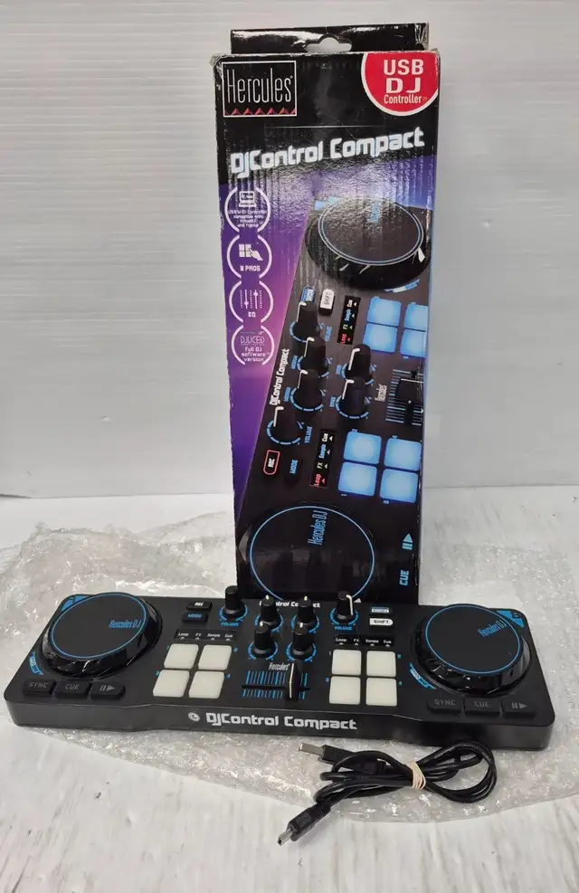 (N9749030) Hercules DJ CONTROL COMPACT USB DJ Controller