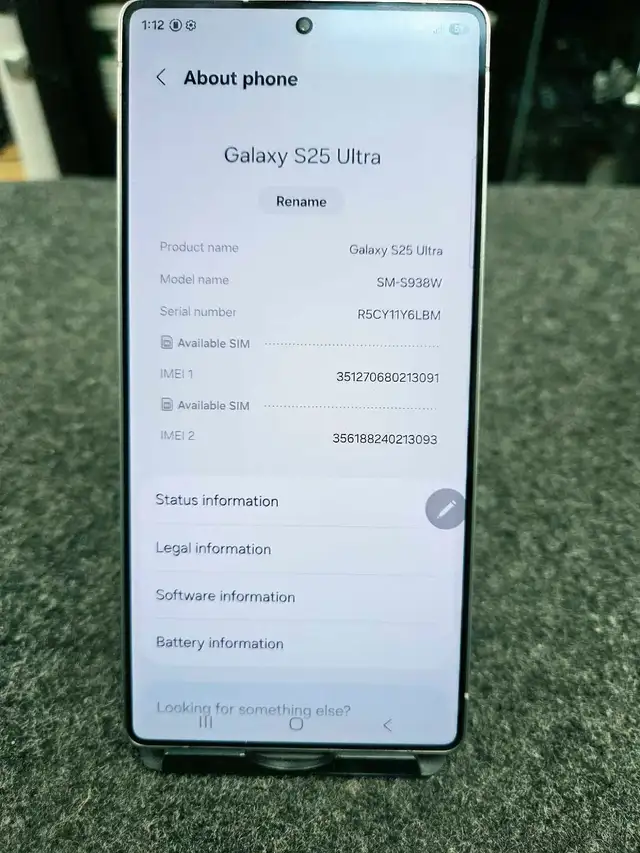 Samsung Galaxy S25 Ultra 256GB