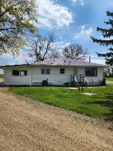 For Rent/Sale-3 bedroom House on acreage, Ernfold Sask