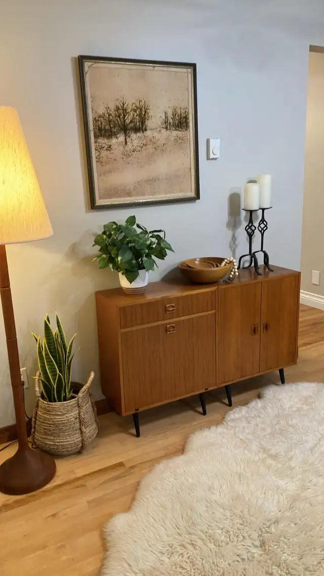 Mid century modern TECK TEAK Modular. Sideboard, credenza, bar,