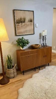 Mid century modern TECK TEAK Modular. Sideboard, credenza, bar,