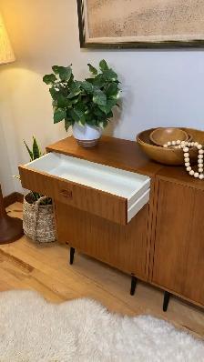 Mid century modern TECK TEAK Modular. Sideboard, credenza, bar, - Photo 6
