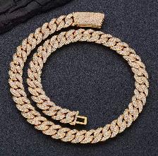 13MM Fully Iced Out 5A CZ Cuban Link Chains - Photo 3