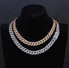 13MM Fully Iced Out 5A CZ Cuban Link Chains - Photo 4