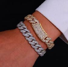 13MM Fully Iced Out 5A CZ Cuban Link Chains - Photo 5