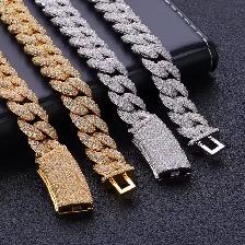 13MM Fully Iced Out 5A CZ Cuban Link Chains - Photo 7