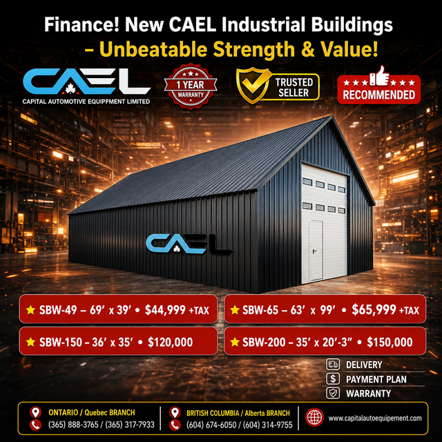 New CAEL Industrial Buildings –  Certified &Warranty &Finance