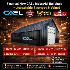 New CAEL Industrial Buildings –  Certified &Warranty &Finance