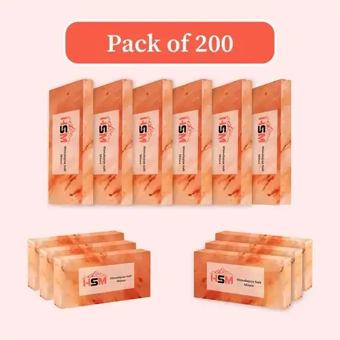 Pink Salt Tiles 8x4x1 Pack of 200 for Pink Salt