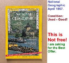 National Geographic Magazines from 1967, 1971, 1976, 1978, 1979