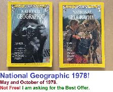 National Geographic Magazines from 1967, 1971, 1976, 1978, 1979 - Photo 4