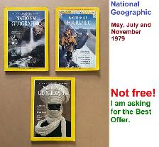 National Geographic Magazines from 1967, 1971, 1976, 1978, 1979 - Photo 5