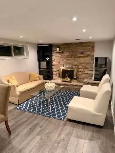 Lovely 2 bedrooms furnished walk out
