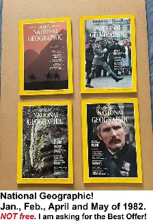 National Geographic Magazines from 1981, 1982, 1983 and 1984 - Photo 2