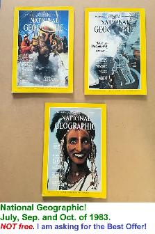 National Geographic Magazines from 1981, 1982, 1983 and 1984 - Photo 3