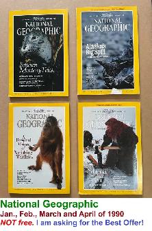 National Geographic Magazines 1989, 1990, 1998, 1999, 2001, 2002 - Photo 3