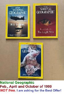 National Geographic Magazines 1989, 1990, 1998, 1999, 2001, 2002 - Photo 6