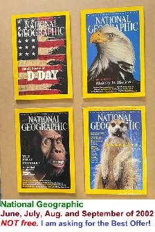 National Geographic Magazines 1989, 1990, 1998, 1999, 2001, 2002 - Photo 9