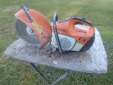 Scie a beton  STHILL TS 420 en excellente condition démarre tres - Photo 2