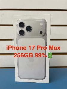 iPhone 17 Pro Max Silver 256GB 99% Battery Health