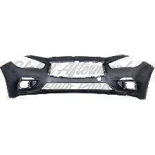Infiniti Q50 Sedan 2018-2020 Bumper Front Primed Without Sensor - Photo 4