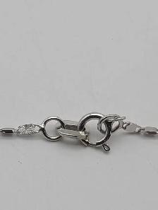 (B9412) Necklace w/Pendant White Gold 10K 4.3 grams 17' - Photo 6