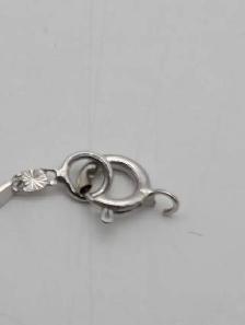 (B9412) Necklace w/Pendant White Gold 10K 4.3 grams 17' - Photo 8