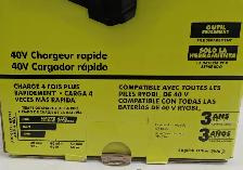 (B8742) Ryobi 40 Volt Rapid Charger OP406A - Photo 4