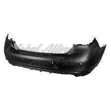Infiniti Q50 Sedan 2018-2024 Bumper Rear Primed W/Sensor - Photo 2