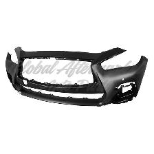 Infiniti Q50 Sedan 2018-2024 Bumper Front Primed W/Sensor/