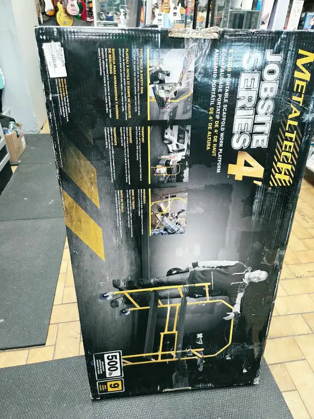 Metaltech Échafaudage portable 4 pieds