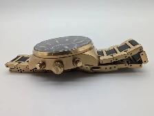 (B5431) Michael Hill Solar Chronograph Men's Watch Gold Tone... - Photo 2
