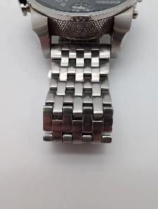 (B4850) Diesel DZ7221 Mr Daddy 4 Time Zone Watch 9.5' Steel B... - Photo 4